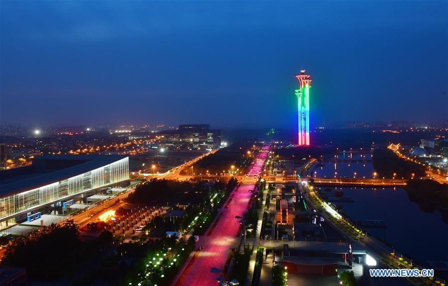 (CDAC) CHINA-BEIJING-CDAC-LIGHT-NIGHT VIEW (CN)