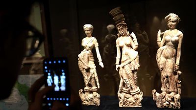 Afghan national treasures displayed in Beijing during CDAC